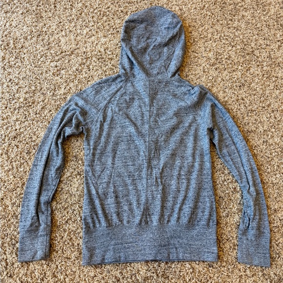 Nike Y2K Women's Heather Gray Zip-Up Hoodie size XS - Picture 4 of 7